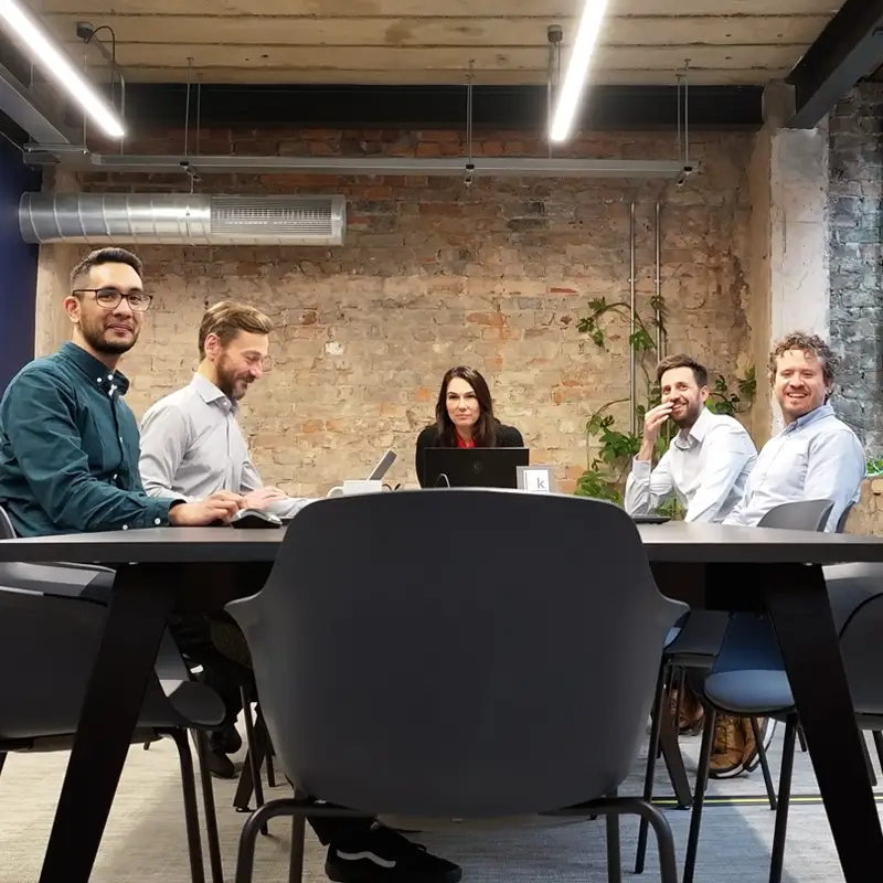 Booth King Partnership team meeting at our Manchester office @ Calico
